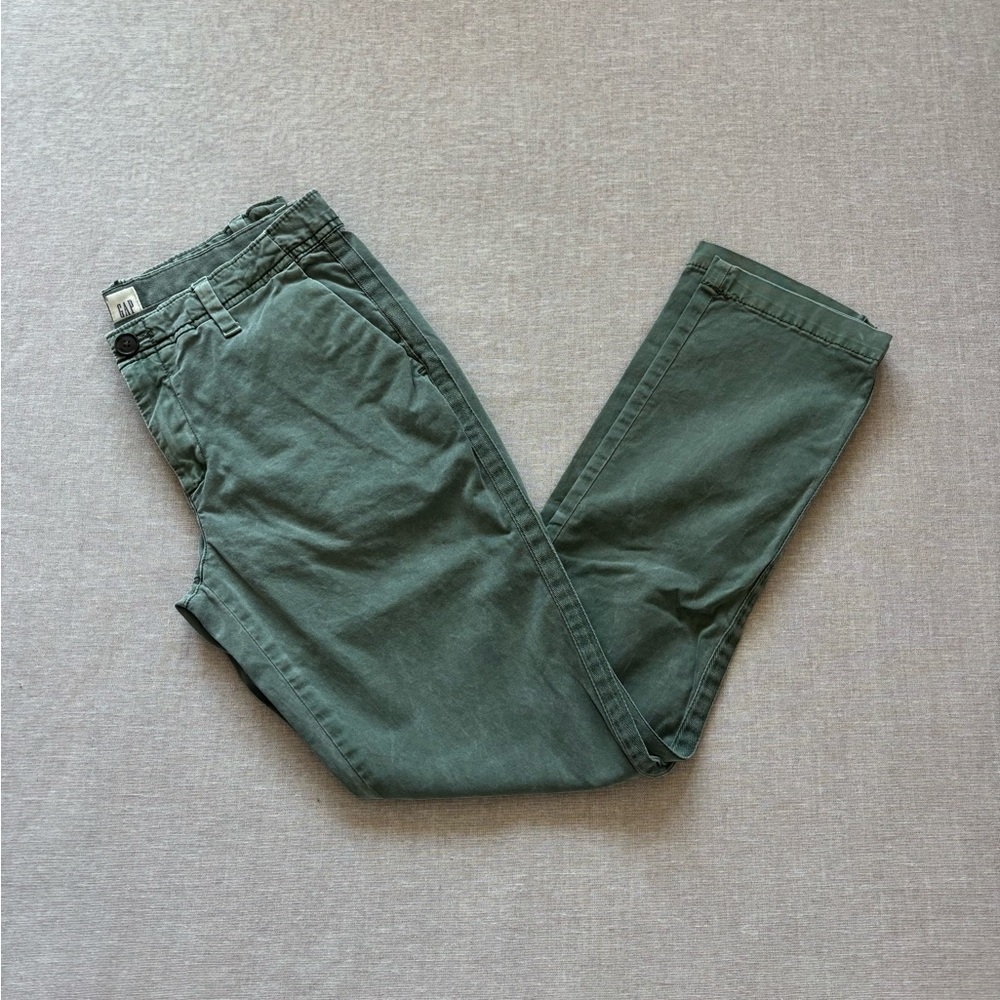 Gap army green pants. - Picture 2 of 15